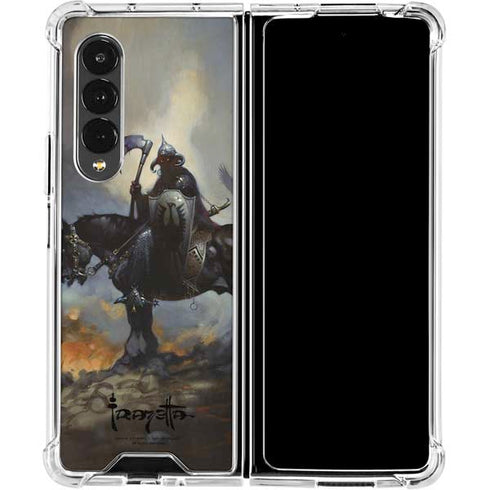 Frazetta Death Dealer on Horseback Galaxy Z Fold4 5G Clear Case